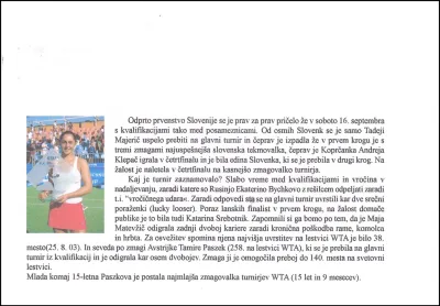 ODPRTO PRVENSTVO SLOVENIJE SLOVENIJA OPEN 